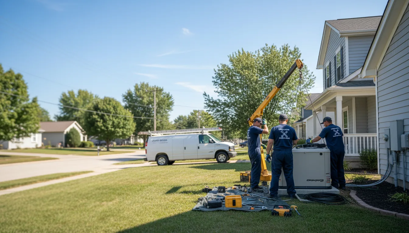 Generator Installation in Ridge Farm, IL near me